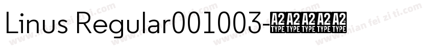 Linus Regular001003字体转换